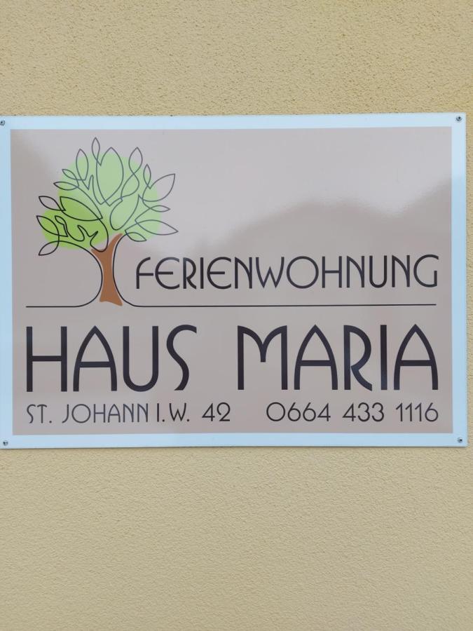 Apartamento Haus Maria Sankt Johann im Walde Exterior foto